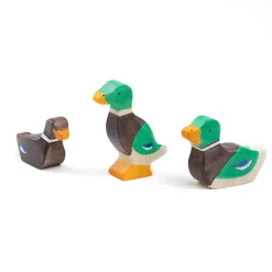 Holztier Ente schwimmend