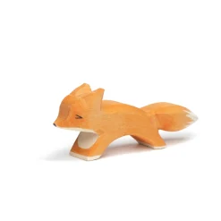 Holztier Fuchs klein laufend