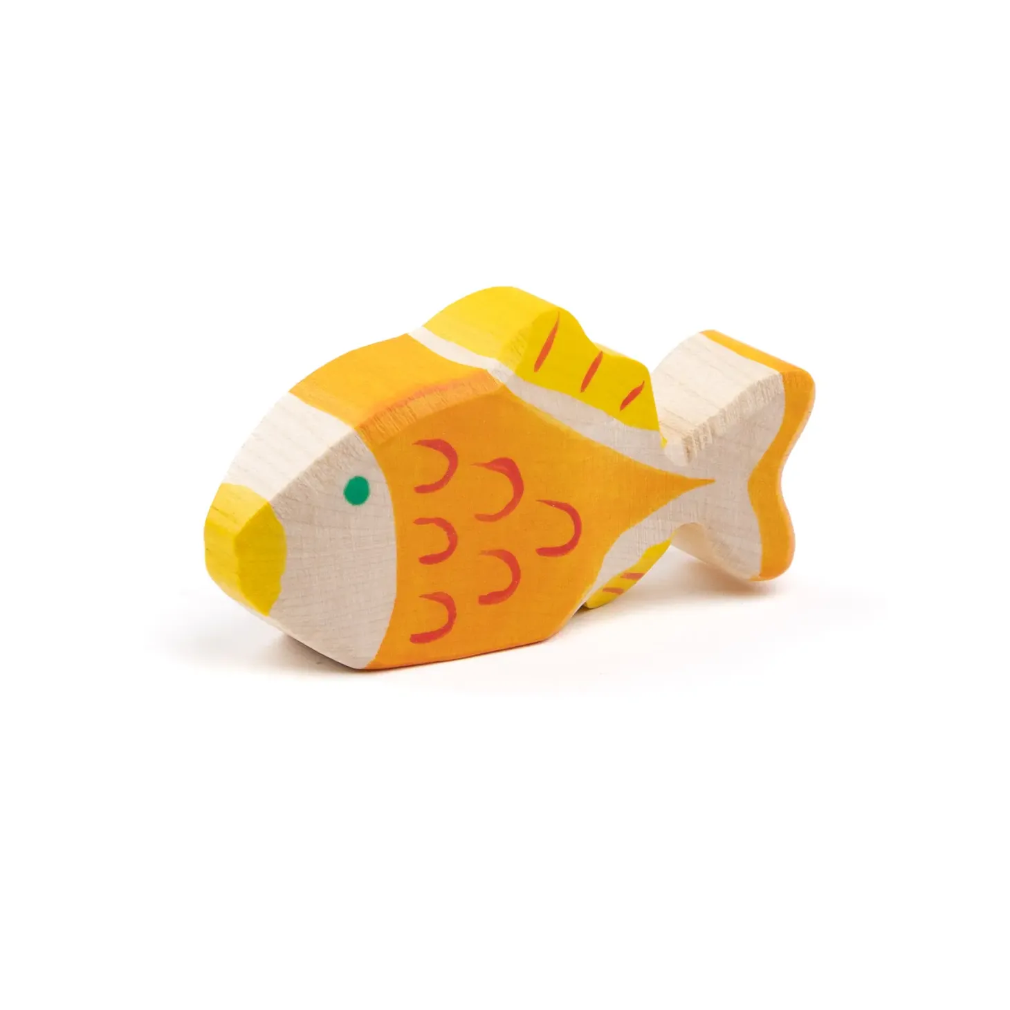 Holztier Goldfisch