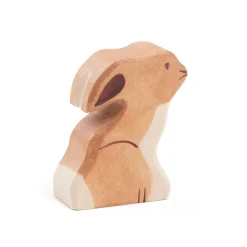 Holztier Hase sitzend