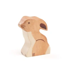 Holztier Hase sitzend