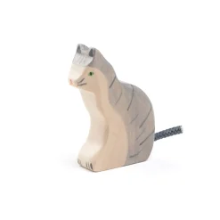 Holztier Katze sitzend
