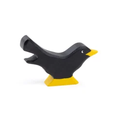 Holztier Vogel Amsel
