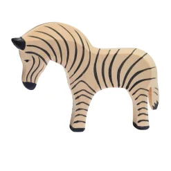 Holztier Zebra