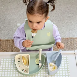 Kinderbesteck mit Silikongriff "Zitrone"