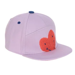 Kinder Cap "Herz" lila