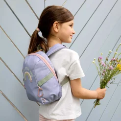 Kindergartenrucksack Tiny "Regenbogen" lila