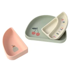 Kinder Menüteller "Kirsche" aus Silikon