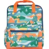 Kinderrucksack "Berge" grün-orange