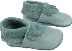 Krabbelschuhe Mokassins Leder mint 23