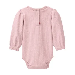 Langarmbody "Pünktchen" rosenholz 98/104