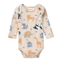 Langarmbody "Zoo" sand  98/104