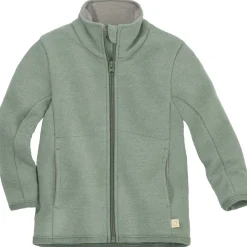 Leichte Walkjacke "Zipper" jade 122/128