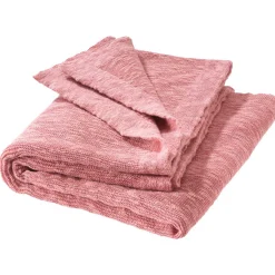 Leinen Decke 80x100 cm softpink