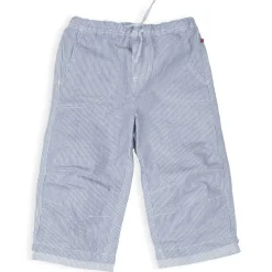 7/8 Mädchen-Hose jeansblau gestreift 74/80