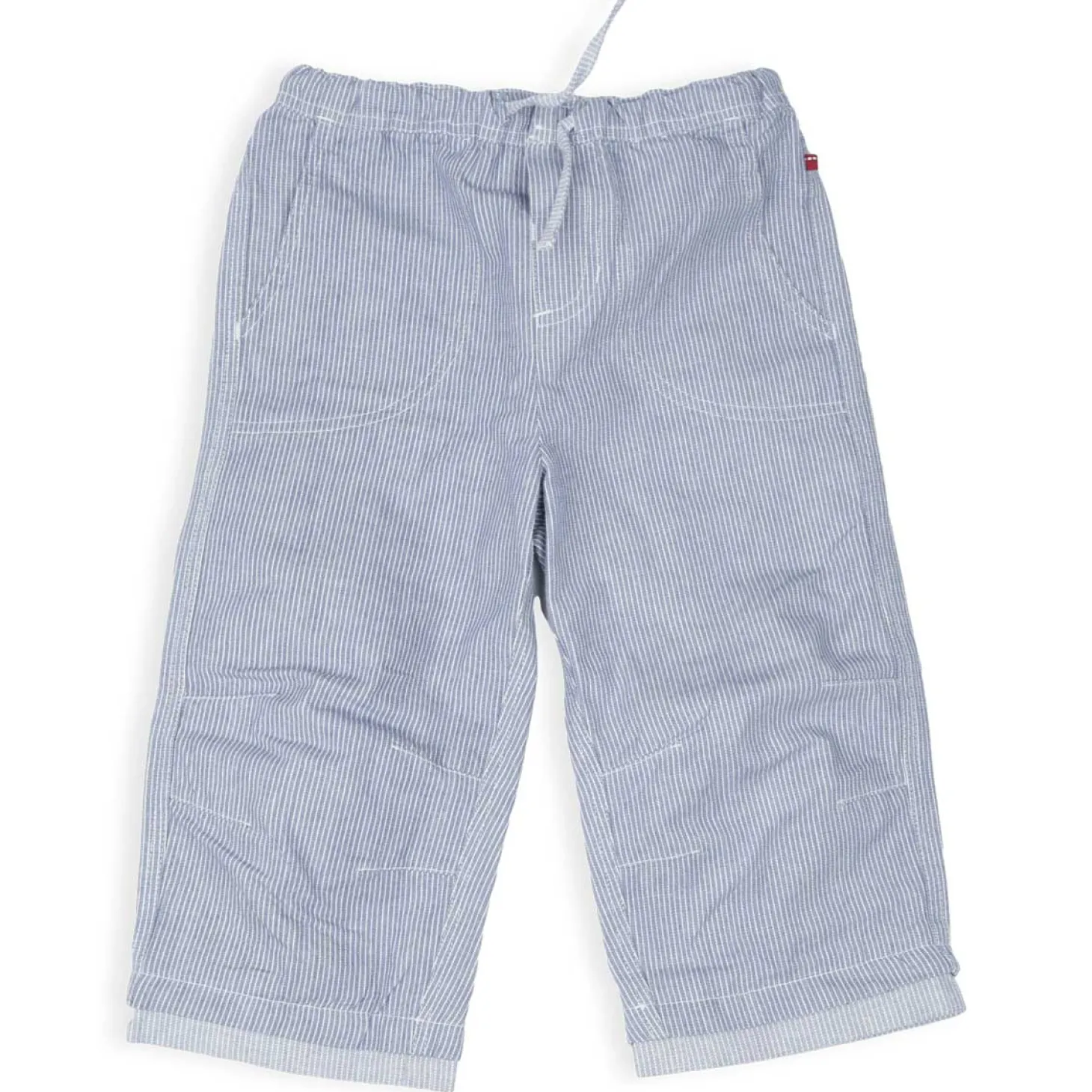 7/8 Mädchen-Hose jeansblau gestreift 74/80