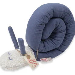 Nestchenschnecke "Pucki" Musselin graublau