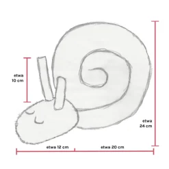 Nestchenschnecke "Pucki" Waffelpique stein