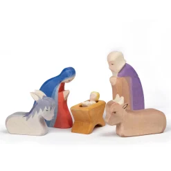 Ostheimer Krippenfiguren-Set mini "Heilige Familie" 5tlg.