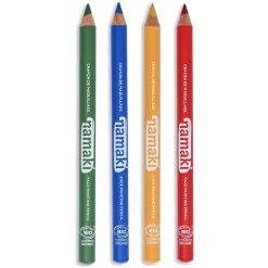 4 Schminkstife Gelb - Grün - Blau - Rot