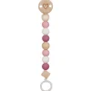 Schnullerkette "Herz" pink