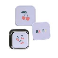 Snackbox 3er Set Edelstahl 