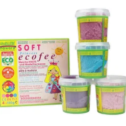 Soft Knete 4er Set "Eco Princess"