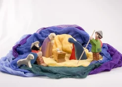 Spieltücher Weihnachten 5 Farben