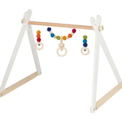 Spieltrapez Holz mit Filz bunt