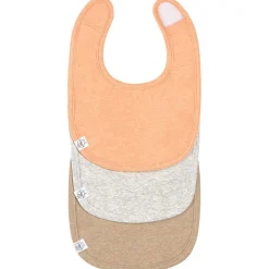 Spucklätzchen 3er Set apricot-beige