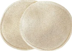 Stilleinlagen Seide-Wolle-Seide 3-lagig Ø 11 cm