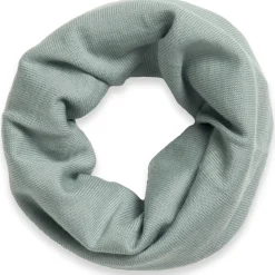 Strick-Loopschal Merinowolle mint