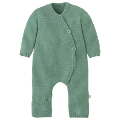 Strick-Overall Merinowolle jade 50/56