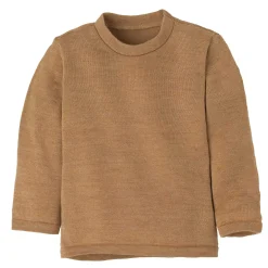 Strickpullover Merinowolle karamell 86/92