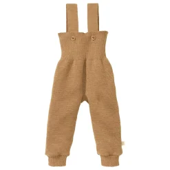 Strick-Trägerhose Merinowolle karamell 62/68