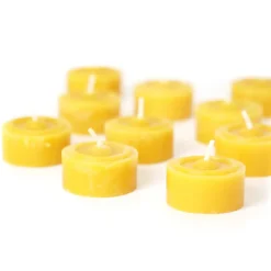 Teelichter (100% Bienenwachs) VE 10 Stück