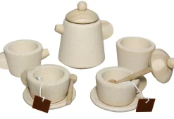 Teeservice natur Holz Kinder
