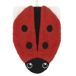 Waschhandschuh - Marienkäfer