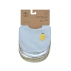 Wasserdichte Lätzchen 5er Set "Zitrone" hellblau