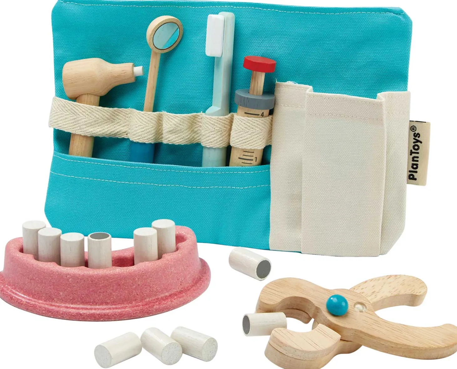 Zahnarzt Set aus Holz