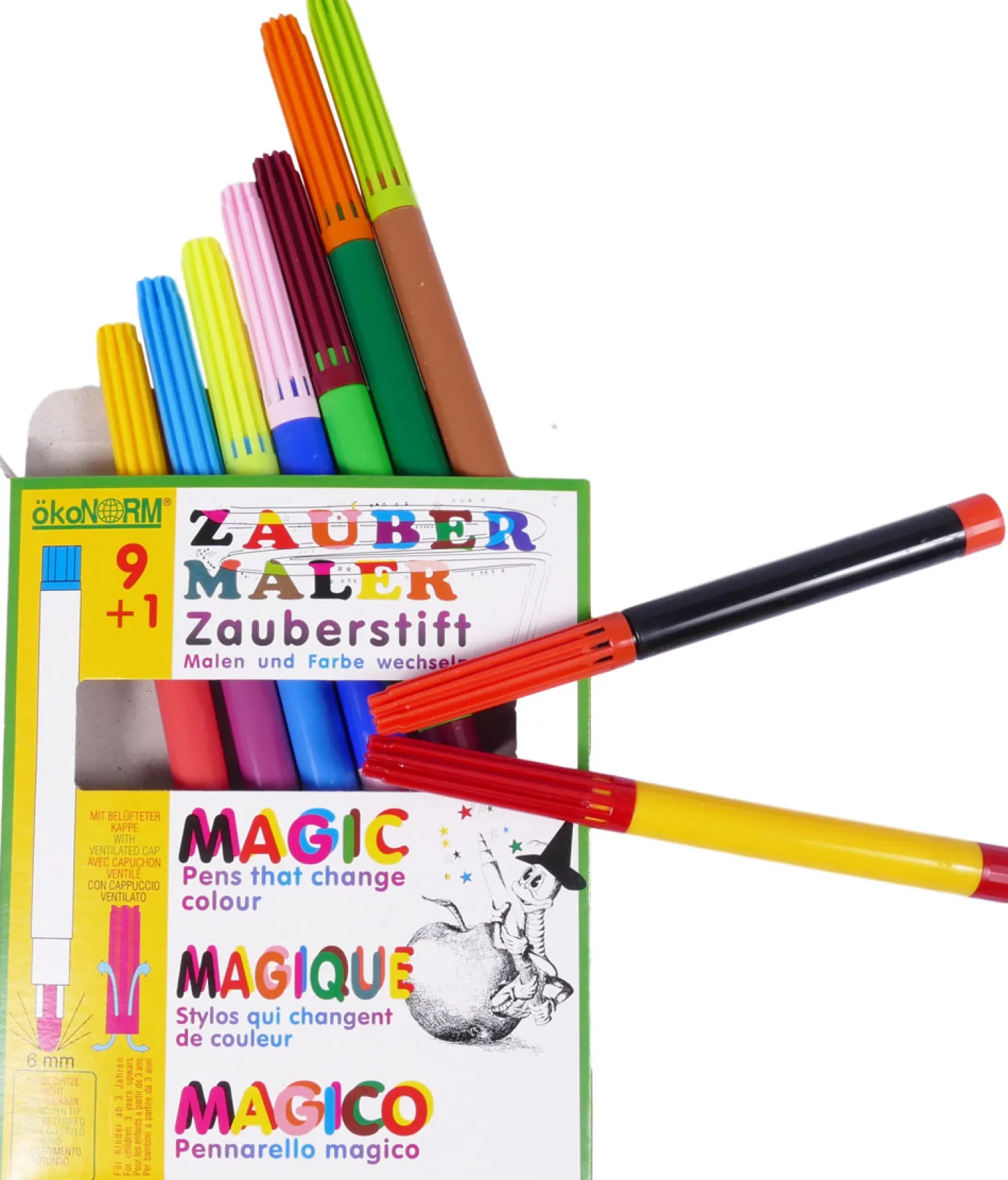 Zaubermaler 9+1 inkl. Farbwechselstift